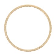 17.5mm Gold filled Diamond effect closed ring x1|raw }}