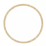 17.5mm Gold filled Diamond effect closed ring x1