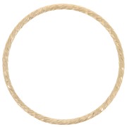 21mm Gold filled Diamond effect closed ring x1