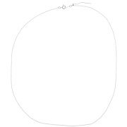 1.1mm 925 Sterling Silver Adjustable cable mesh choker x55cm