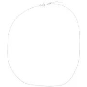 1.1mm 925 Sterling Silver Adjustable cable mesh choker x55cm