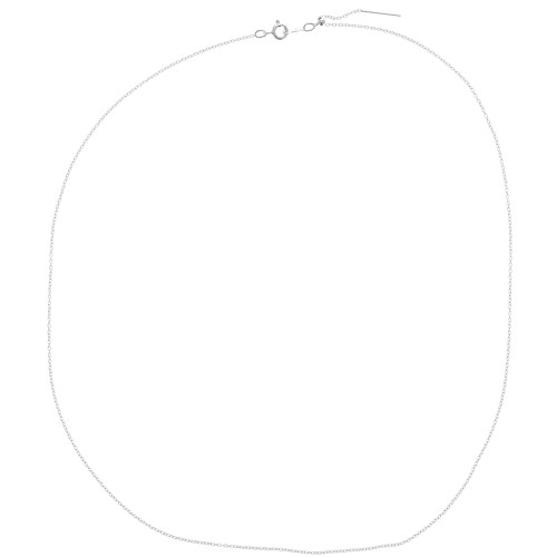 1.1mm 925 Sterling Silver Adjustable cable mesh choker x55cm