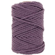 5mm Macramé Cotton Cord Spool - Lavender x50m