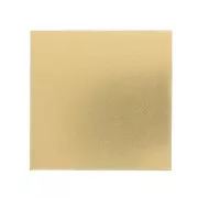 Brass plate 50x50 mm - thickness 1 mm - Brass x1
