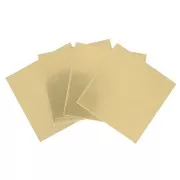 Brass plate 50x50 mm - thickness 1 mm - Brass x1