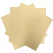 Brass plate 200x200 mm - thickness 0.8 mm - Brass x1