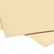 Brass plate 200x200 mm - thickness 0.8 mm - Brass x1
