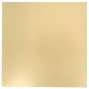 Brass plate 200x200 mm - thickness 1 mm - Brass x1