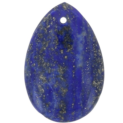 30x20mm Pear gemstone pendant - Lapis lazuli x1