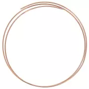 2mm Flexible round brass wire - Cu 85%  - for jewellery making - Raw brass x1m