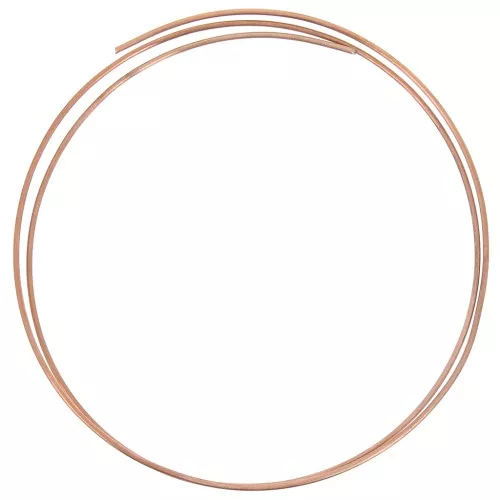 2mm Flexible round brass wire - Cu 85% - for jewellery making - Raw brass x1m