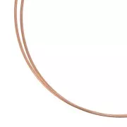 2mm Flexible round brass wire - Cu 85%  - for jewellery making - Raw brass x1m