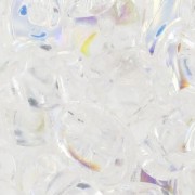 SuperDuo 2.5x5mm Crystal AB x10g