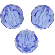 6mm Preciosa Crystal Faceted Rounds - Sapphire x6|raw }}