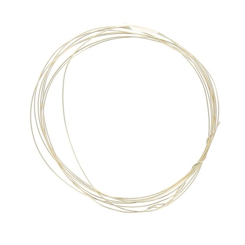 0.25mm Gold filled half-hard round wire x1m