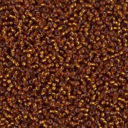 Miyuki Seed Beads 15/0 5L - Dark Topaz Silverlined x8g|raw }}