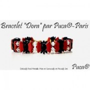 6x11mm Delos® by Puca® - Jet AB x10g