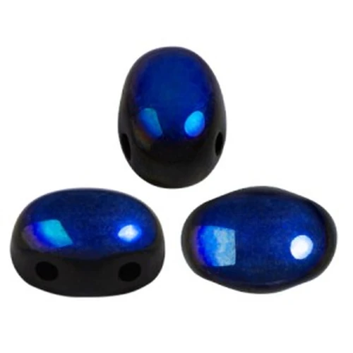 7x5mm Glass beads Samos® by Puca® - Full Azzuro x10g