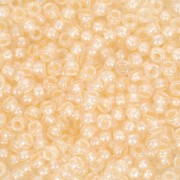 Preciosa Seed beads 11/0 2 mm - Pearl Pastel Lining - Apricot Sfinx x20g