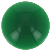 14mm Opaque resin cabochon - Emerald green x1|raw }}