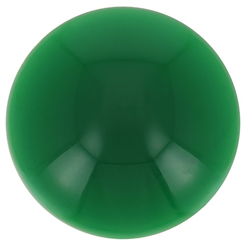 14mm Opaque resin cabochon - Emerald green x1