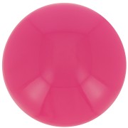 14mm Opaque resin cabochon - Fuchsia Pink x1