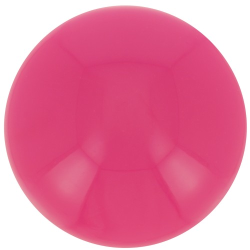 14mm Opaque resin cabochon - Fuchsia Pink x1