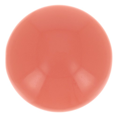 14mm Opaque resin cabochon - Coral Pink x1