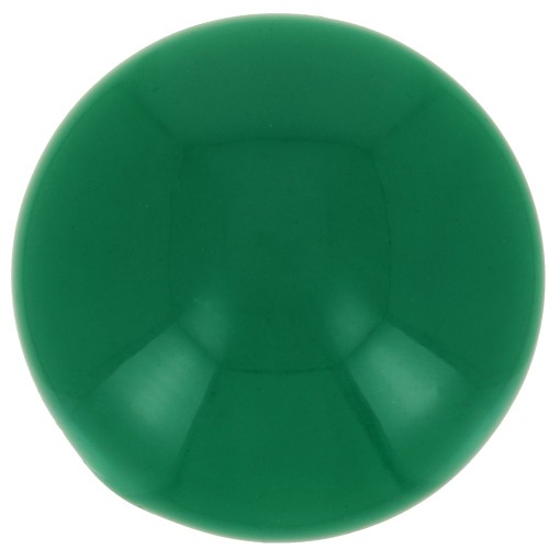 14mm Opaque resin cabochon - Fir Green x1