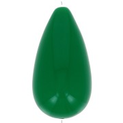 26x14mm Opaque resin pear-shaped bead - Fir Green x1|raw }}
