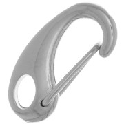 21mm Lobster Clasp - Rhodium Tone x1|raw }}