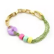 21mm Lobster Clasp - Rhodium Tone x1