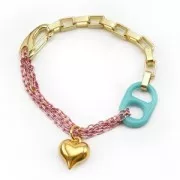21 mm Safety Lobster Clasp - Rhodium-Plated x1