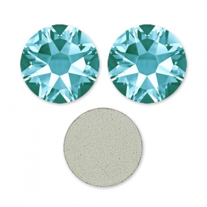 PureCrystal stick-on rhinestones 4mm Light Turquoise x36