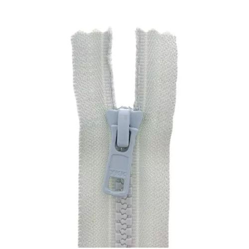 60cm Non-separable injected zipper - Light Grey x1