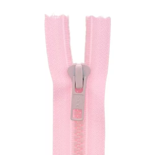 60cm Non-separable injected zipper - Light pink x1
