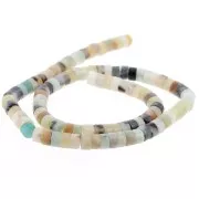 Heishi gemstone beads 6x3 mm - African Amazonite x37cm