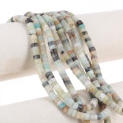 Heishi gemstone beads 6x3 mm - African Amazonite x37cm