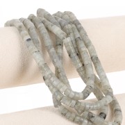 Heishi gemstone beads 6x3 mm - Labradorite x38cm