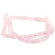 Heishi gemstone beads 6.5x3 mm - Rose Quartz x38cm