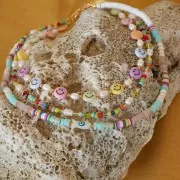 Heishi gemstone beads 6.5x3 mm - Rose Quartz x38cm