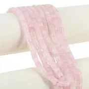 Heishi gemstone beads 6.5x3 mm - Rose Quartz x38cm