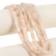 Heishi gemstone beads 6x3 mm - Peach Moonstone x38cm
