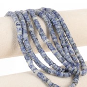 Heishi gemstone beads 6x3 mm - Sodalite x38cm