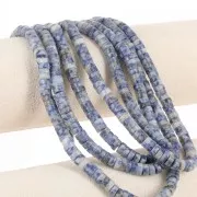 Heishi gemstone beads 6x3 mm - Sodalite x38cm