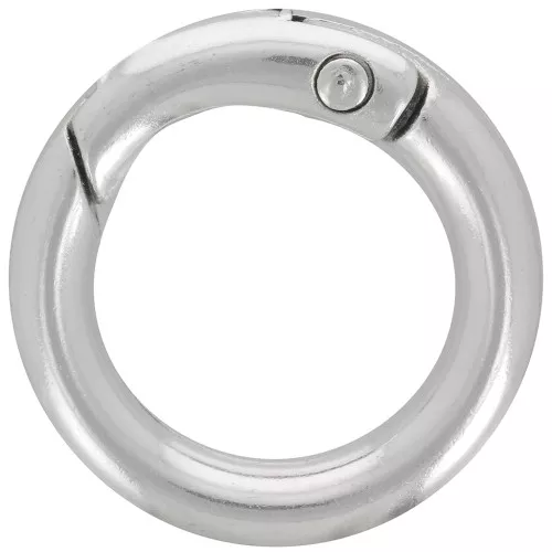 24mm Round Lobster Clasp - Fine Antique silver plating x1