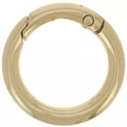 27mm Round Lobster Clasp - Fine Gold plated x1