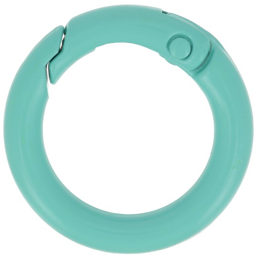 25mm Round Lobster Clasp - Mint x1