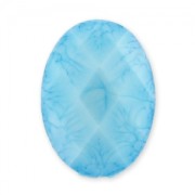 Faceted resin cabochon 18x13 mm Aquamarine x1|raw }}