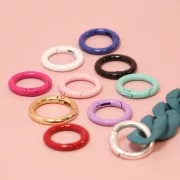 20mm Round Lobster Clasp - Mint x1